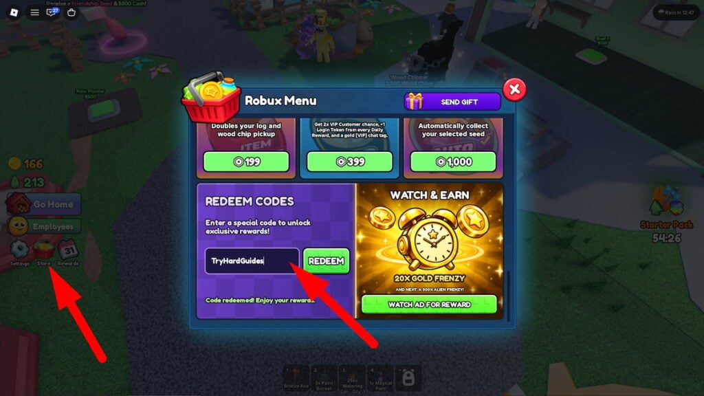 How To Redeem Codes In Carve Wood Roblox