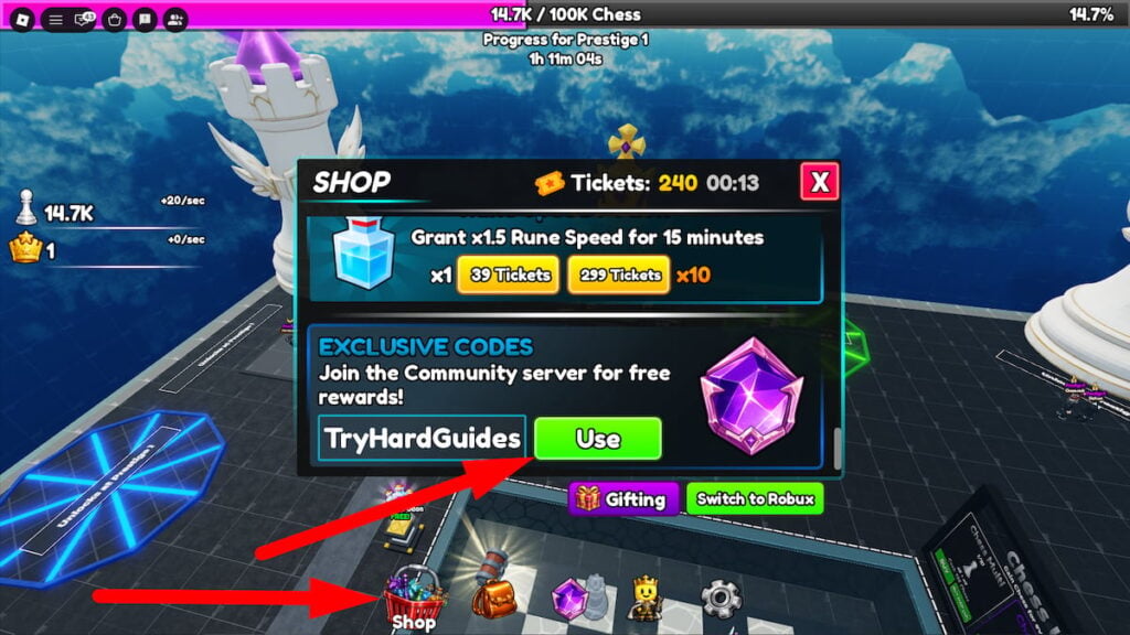 How To Redeem Codes In Chess Incremental Roblox