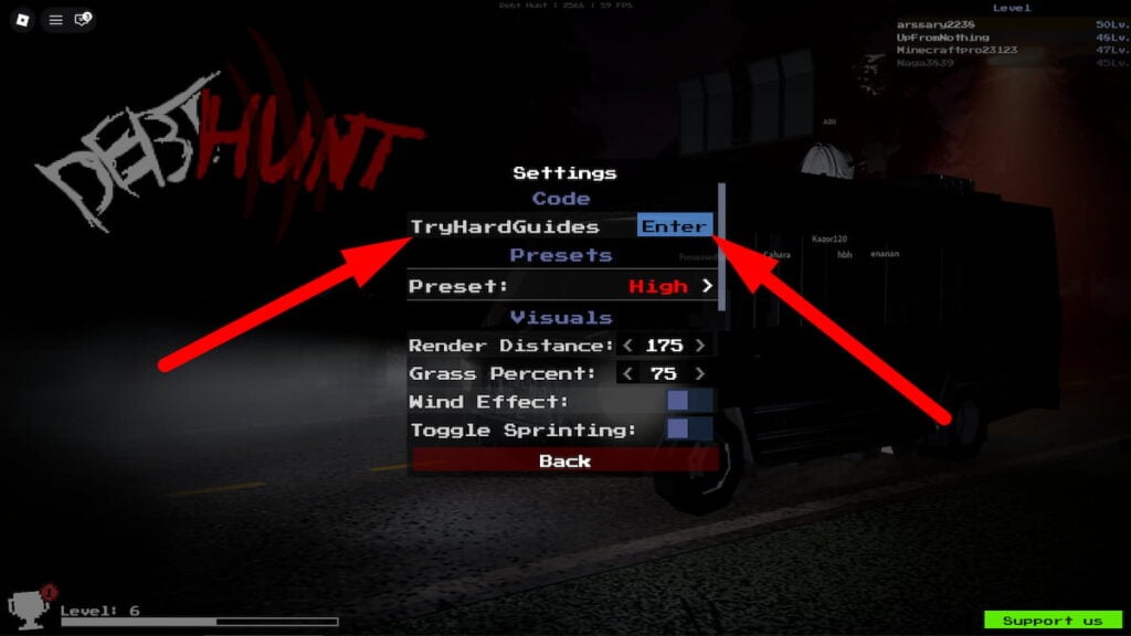 How To Redeem Codes In Debt Hunt Roblox