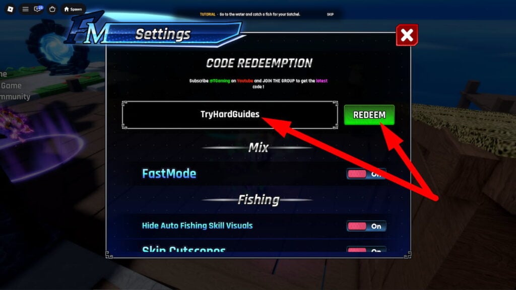 How To Redeem Codes In Fishing Master Roblox