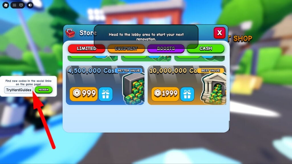 How To Redeem Codes In Flip A House Roblox