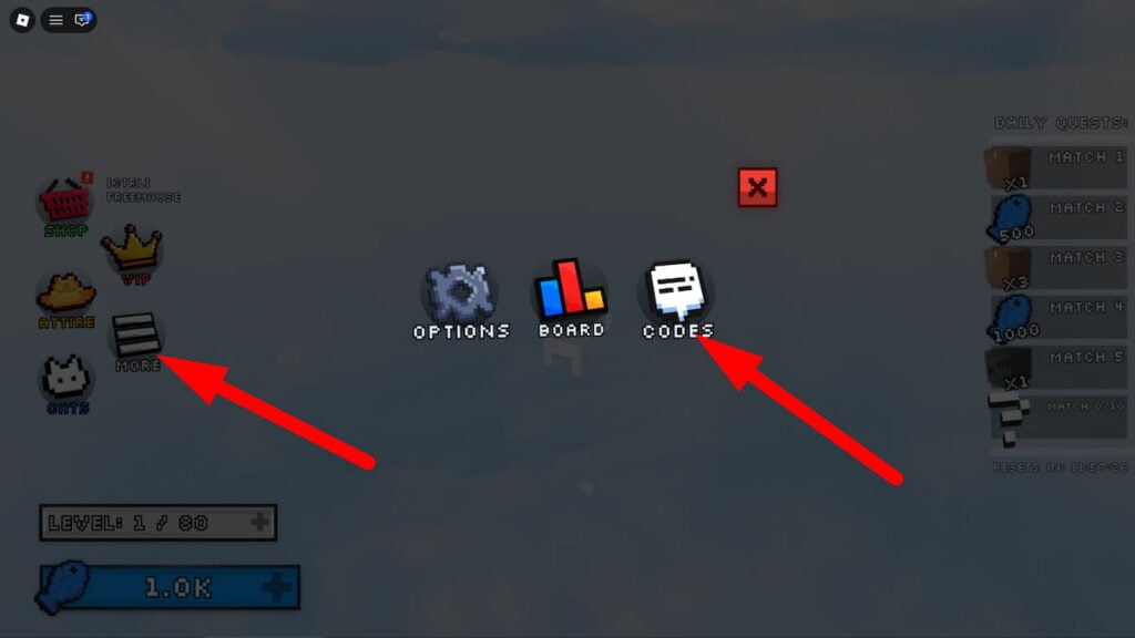 How To Redeem Codes In Meow Madness Roblox