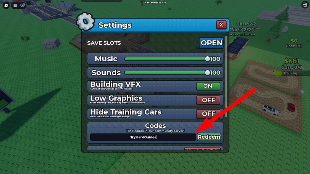 How To Redeem Codes In Mini Race Roblox