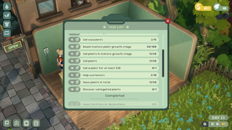 Leafy Corner Tasks