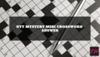 Nyt Mystery Mini Featured