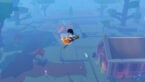 Roblox Clover Time Avatar Riding On A Wooden Broom Holding A Fire Grimoire Overlooking A Farm And Church