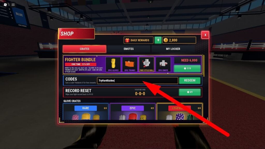 How To Redeem Roblox First Person Boxing Codes